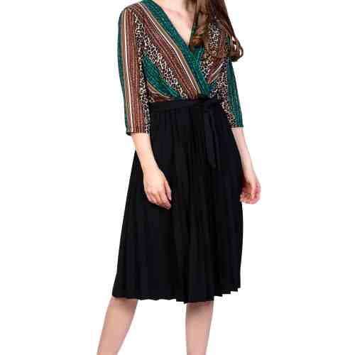 Rochie voal cu decolteu petrecut 29125 V