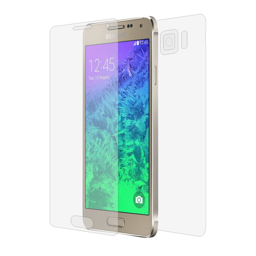 Tempered Glass - Ultra Smart Protection Samsung Galaxy Alpha - Ultra Smart Protection Display + Clasic Smart Protection Spate