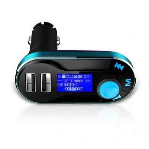 Modulator FM si Car Kit, BG01 cu Telecomanda, compatibil MicroSD, 2x USB, jack 3.5mm