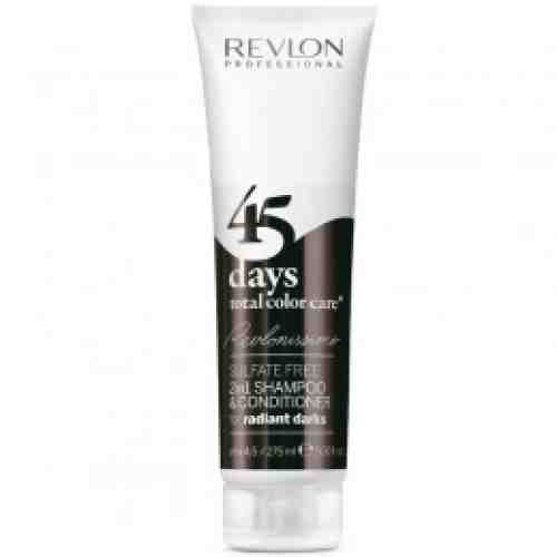 2in1 Sampon si Balsam - Revlon Professional 45 Days Total Color Care Radiant Darks 275 ml