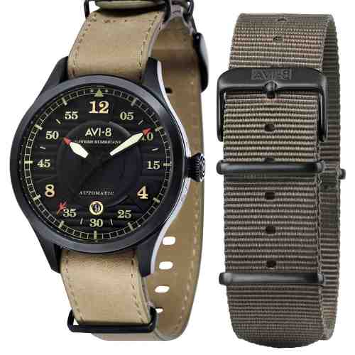 Ceas barbatesc AVI-8 AV-4046-03 Hawker Hurricane Autom. 43mm 5ATM