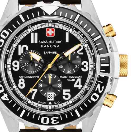 Ceas barbatesc Swiss Military Hanowa 06-4304.04.007.05 Touchdown Chrono 45mm 10ATM