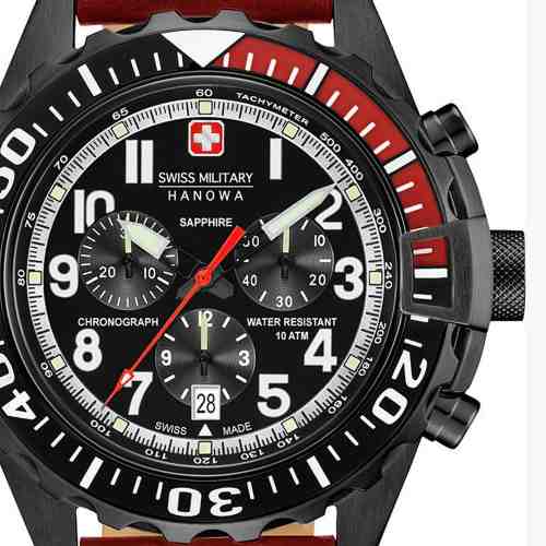Ceas barbatesc Swiss Military Hanowa 06-4304.13.007 Touchdown Chrono 45mm 10ATM