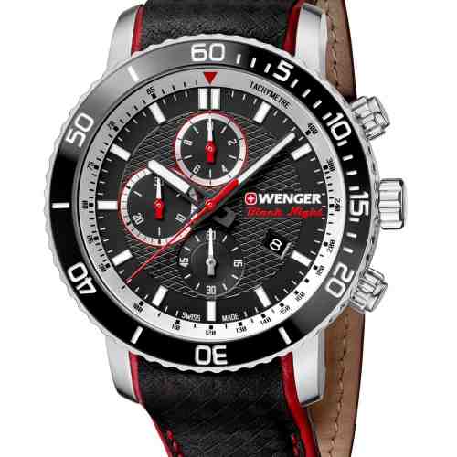 Ceas barbatesc Wenger 01.1843.105 Roadster Black Night Chrono. 45mm 10ATM
