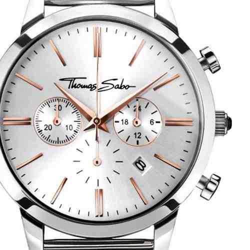 Ceas barbati Thomas Sabo WA0287-283-201 Rebel Spirit Chrono 42mm 5ATM