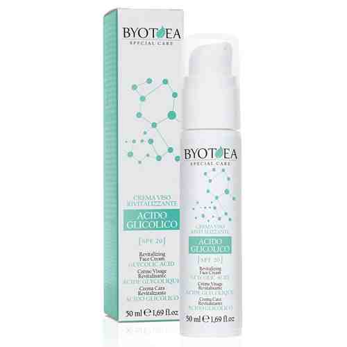 Crema De Fata Revitalizanta Cu Acid Glicolic - Revitalizing Face Cream 50ml - BYOTEA