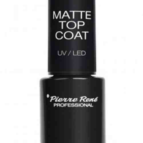 Gel De Sigilare Cu Efect Mat Pentru Oja Semipermanenta - Hybrid Matte Top Coat 6ml - PIERRE RENE