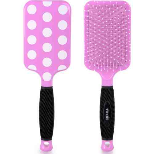 Perie de Descalcire Roz cu Buline Albe - Circle Orchid