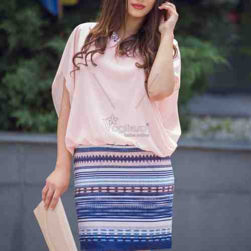 ROCHIE DE VARA LYCRA SI BUST DIN VOAL