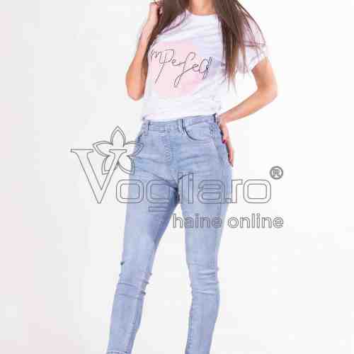 TRICOU ALB CU IMPRIMEU