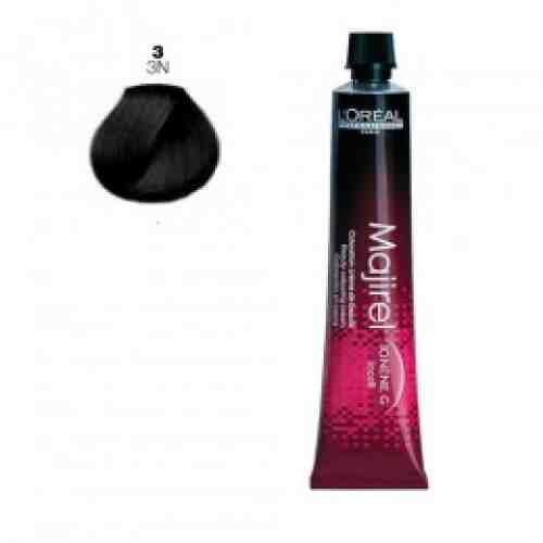 Vopsea permanenta L'Oreal Professionnel Majirel Ionene G incell nr. 3 saten inchis