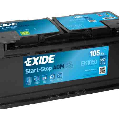 Baterie auto Exide Start-Stop AGM 105Ah 12V EK1050