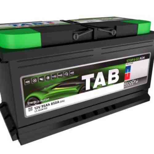 Baterie auto TAB EcoDry Stop &amp; Go AGM 95Ah 12V