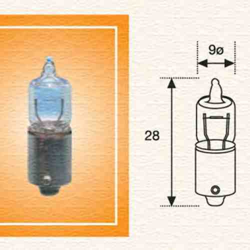 Bec auto halogen Magneti Marelli Standard H6W 6W 12V 002701100000