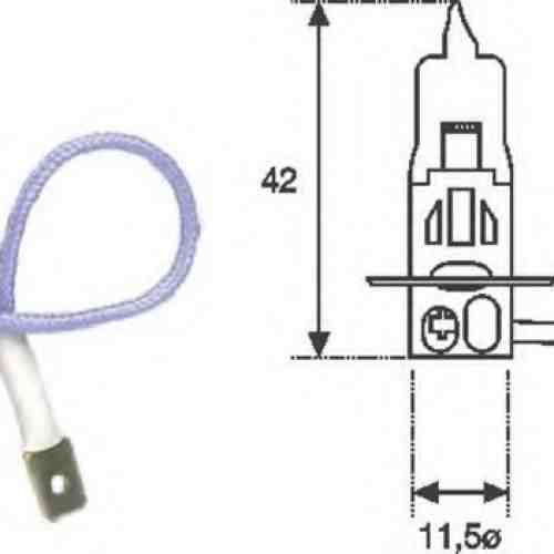 Bec auto halogen pentru far Magneti Marelli H3 55W 12V 00255310000