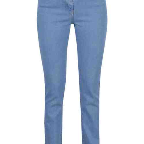 Blugi albastri M&Co cu croi drept