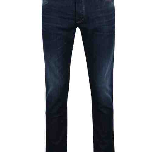 Blugi bleumarin cu aspect usor decolorat Jack & Jones Clark Icon