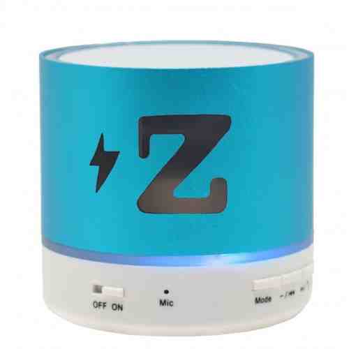 Boxa Portabila Bluetooth iUni DF15, 3W, USB, Slot Card, AUX-IN, Radio, Aluminiu, Albastru