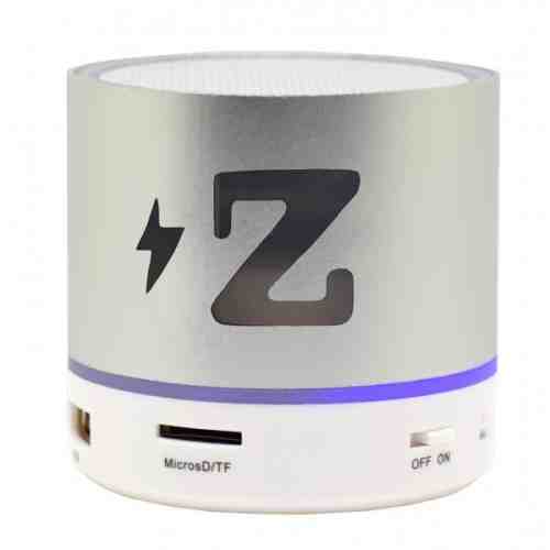Boxa Portabila Bluetooth iUni DF15, 3W, USB, Slot Card, AUX-IN, Radio, Aluminiu, Argintiu