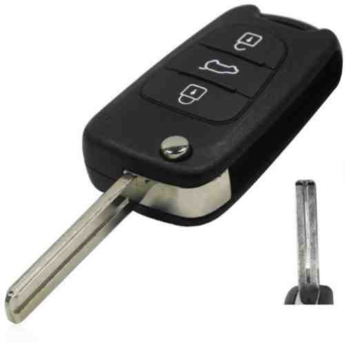 Carcasa telecomanda cheie Hyundai / Kia tip briceag cu 3 butoane