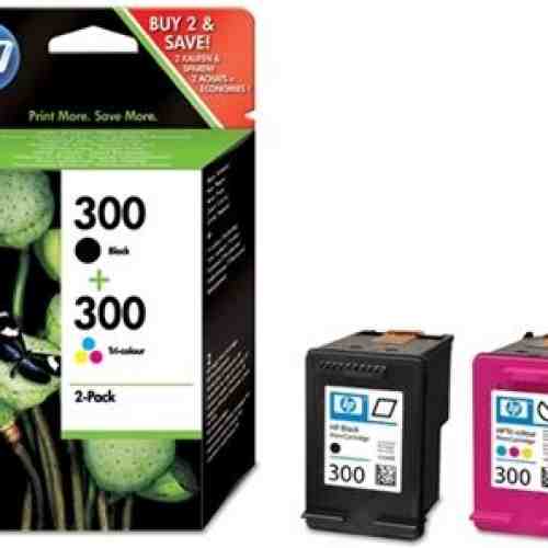 Cartus cerneala HP 300 Combo (Negru + color)