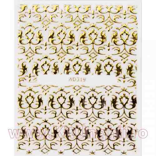 Folie Sticker 3D unghii - AD319