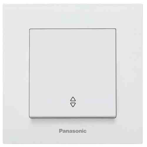 Intrerupator alb cap scara, cu montaj incastrat, IP 20, Karre Plus Panasonic