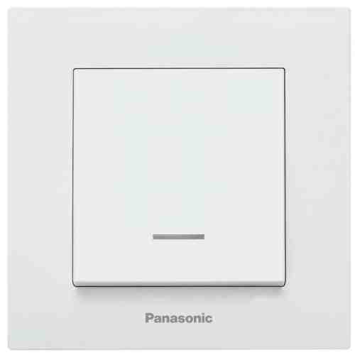 Intrerupator cu LED normal/deschis cu montaj incastrat, IP 20, Karre Plus Panasonic