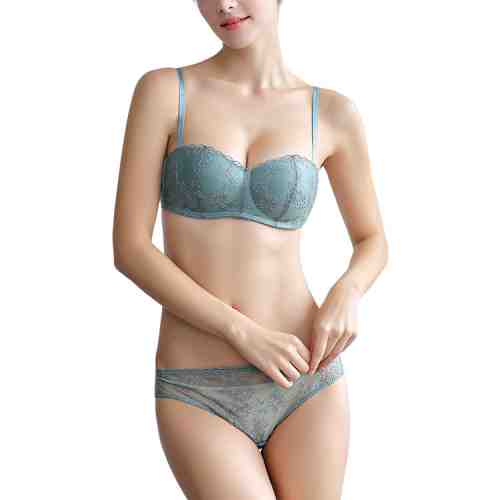 K604-1212 Set lenjerie deux pieces format din sutien balconette si chilot clasic