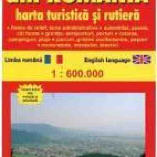 Manastirile Din Romania - Harta Turistica Si Rutiera