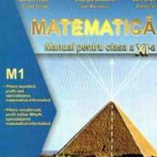 Manual matematica clasa a 11-a M1 - Gabriela Streinu-Cercel Gabriela Constantinescu Gabriela Oprea