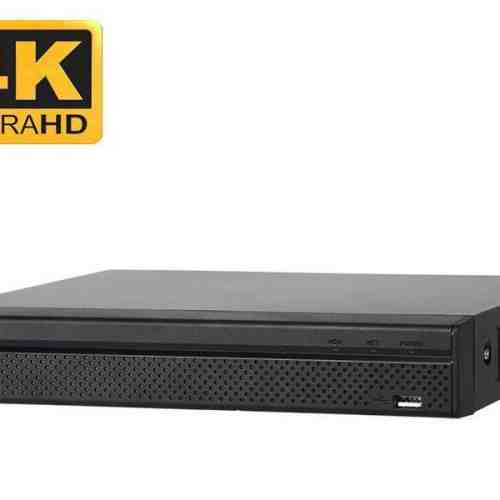 NVR 4 canale Dahua 8 MP, 4K UHD, 1 x hard, compresie H.265, ONVIF, 2 x USB