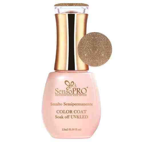 Oja Semipermanenta SensoPRO 15ml culoare Auriu - 010 Sparkle Gold