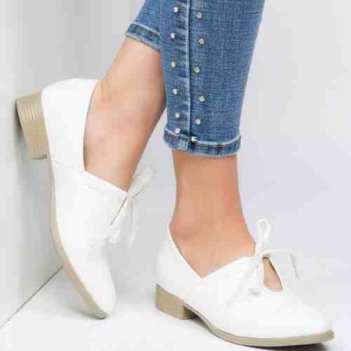 Pantofi casual Rivia Albi