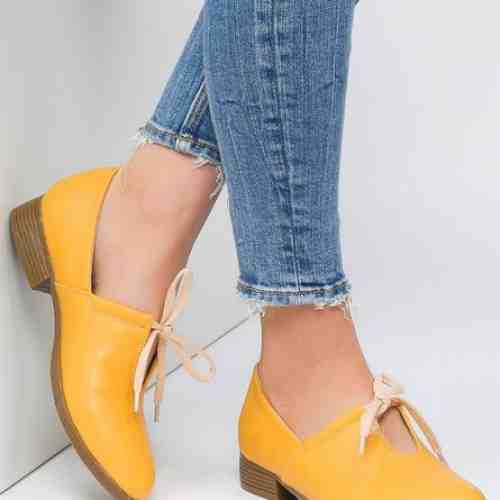 Pantofi casual Rivia Galbeni