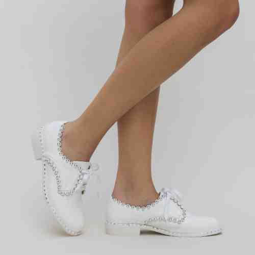 Pantofi Casual Vici Albi