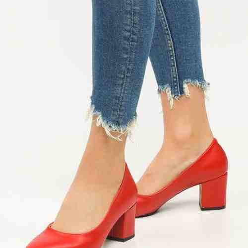 Pantofi cu toc Chains V2 Rosii