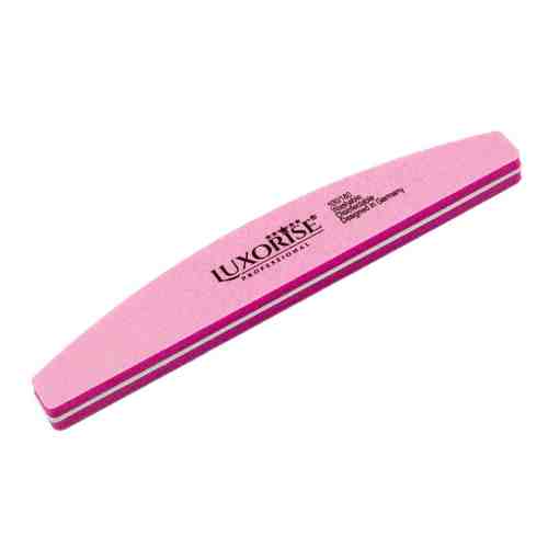 Pila unghii lavabila Semiluna LUXORISE Germania, granulatia 100/180, roz