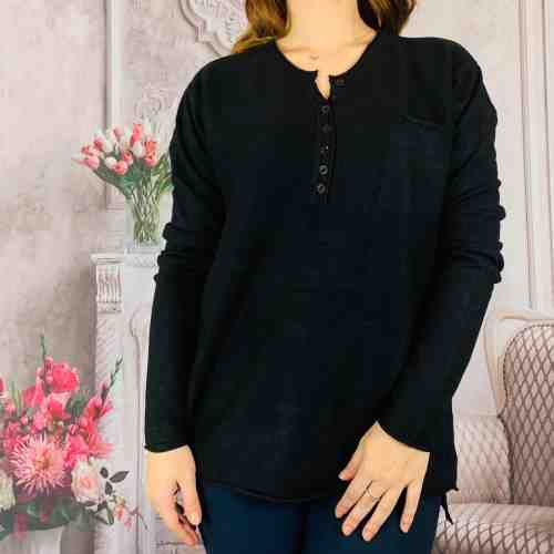 Pulover Simplu 2 - Negru