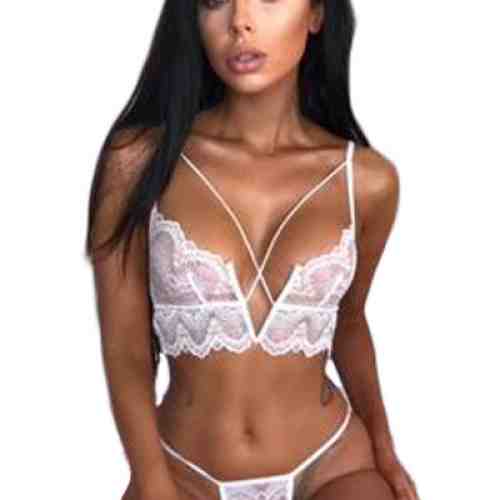 R704-2 Set alcatuit din sutien bralette si chilot din dantela