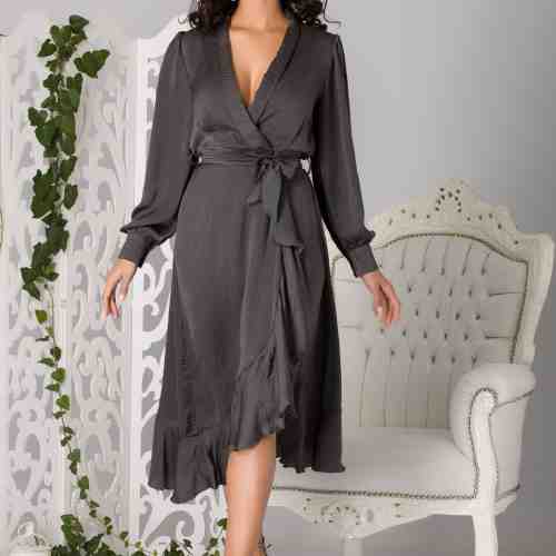 Rochie Diane Gri