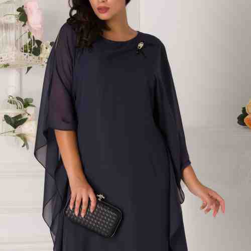 Rochie Irinell bleumarin vaporoasa