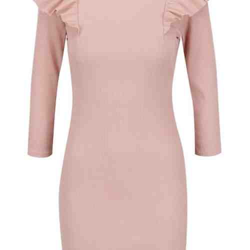 Rochie roz pal Miss Selfridge Petites cu maneci 3/4