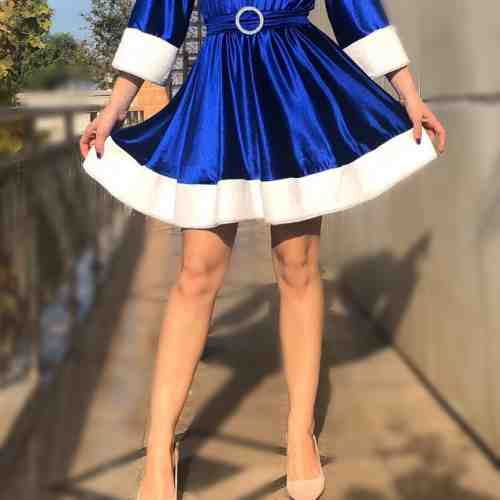 Rochie scurta cu tematica de Craciun - Santa 2 - 40