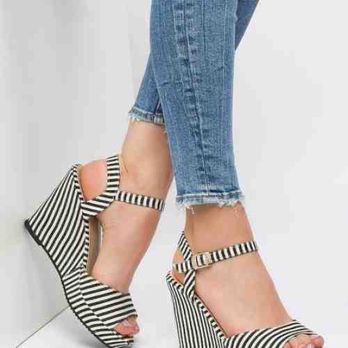 Sandale cu platforma Joule Negre