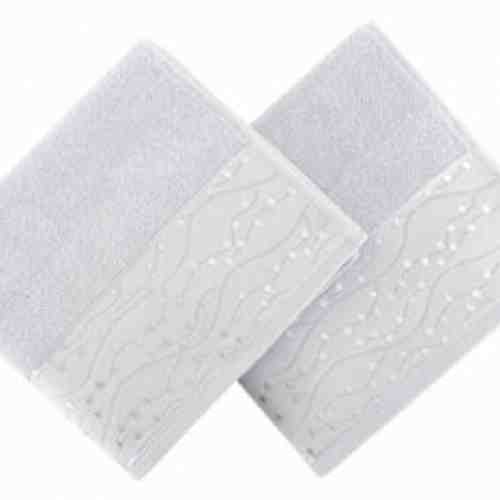 Set doua prosoape de maini, Soft Kiss Tomurcuk, 330SFT1210, Mov