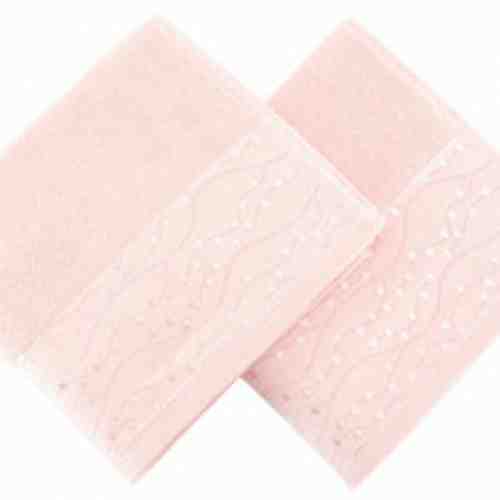 Set doua prosoape de maini, Soft Kiss Tomurcuk, 330SFT1212, Roz
