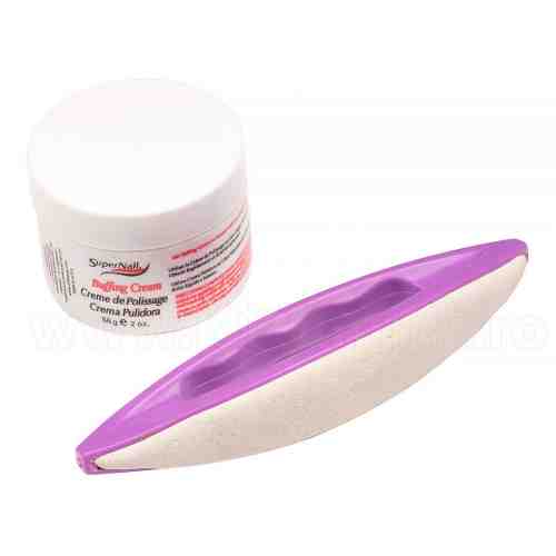 Set pentru luciu unghii - Crema de luciu + Pila speciala