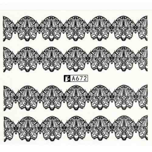 Tatuaj unghii A672 lace