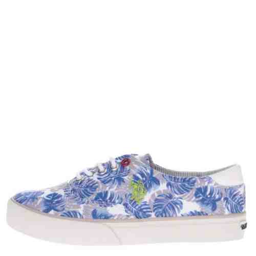 Tenisi cu print albastru frunze pentru femei U.S. Polo Assn. Ripley